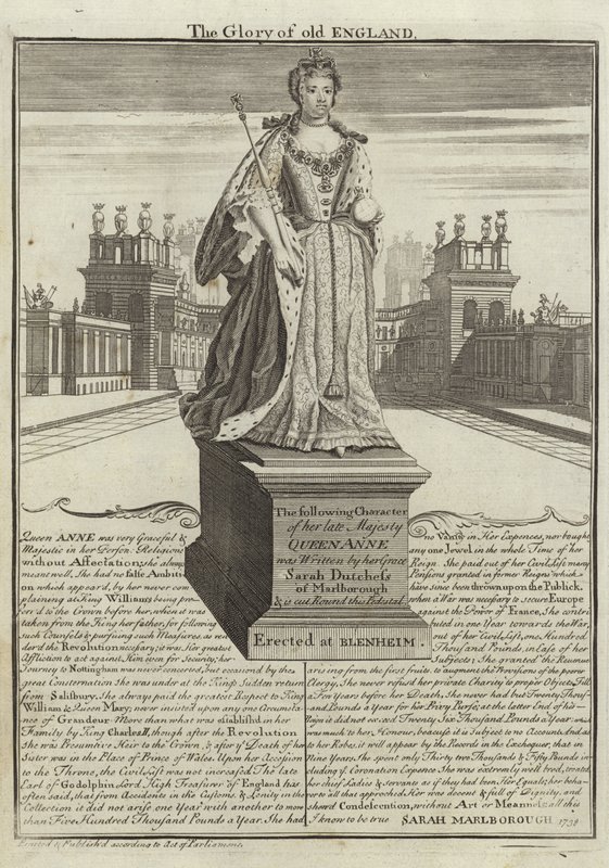 Statua di Anna, Regina di Gran Bretagna da English School