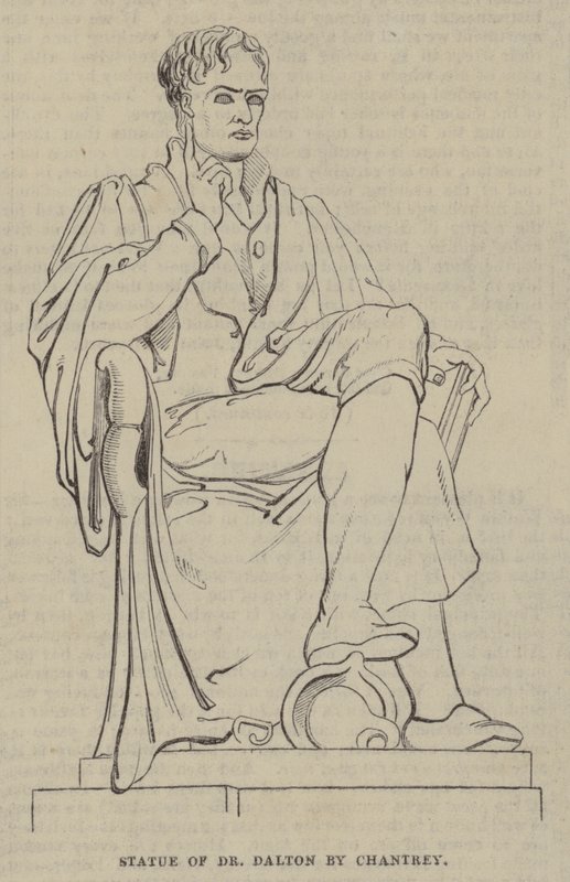 Statua del Dr Dalton di Chantrey da English School