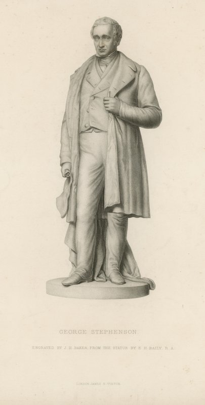 Statua di George Stephenson da English School