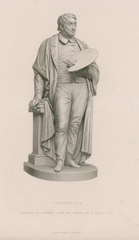 Statua di JMW Turner da English School