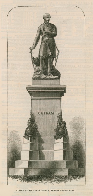 Statua di Sir James Outram da English School