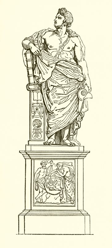 Statua di Sir William Jones da English School
