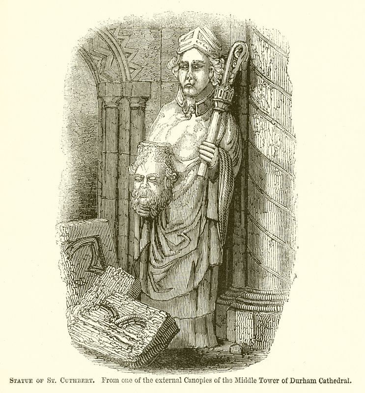 Statua di San Cuthbert da English School