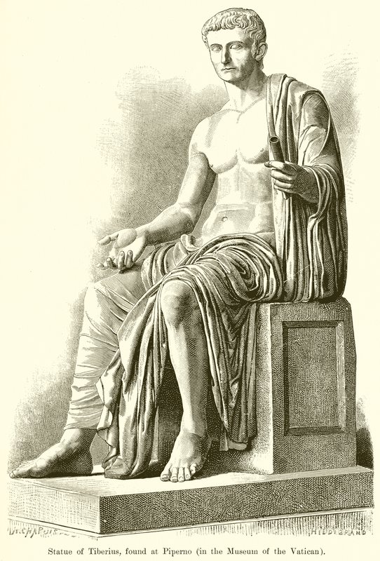 Statua di Tiberio trovata a Piperno da English School