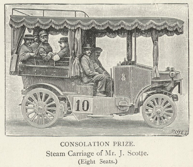 Carrozza a vapore di Mr J Scotte da English School