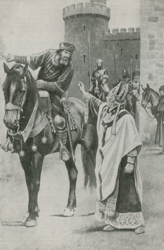 Stephen Langton avverte Re Giovanni da English School