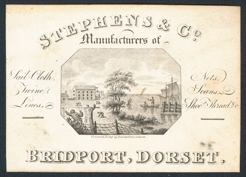 Stephens & Co, produttori di tela da vela, reti, spago, linee e filo per scarpe da English School