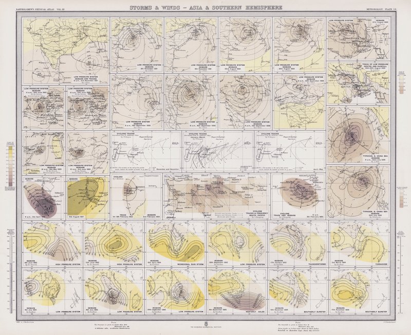 Tempesta e Venti, Asia e Emisfero Meridionale da English School