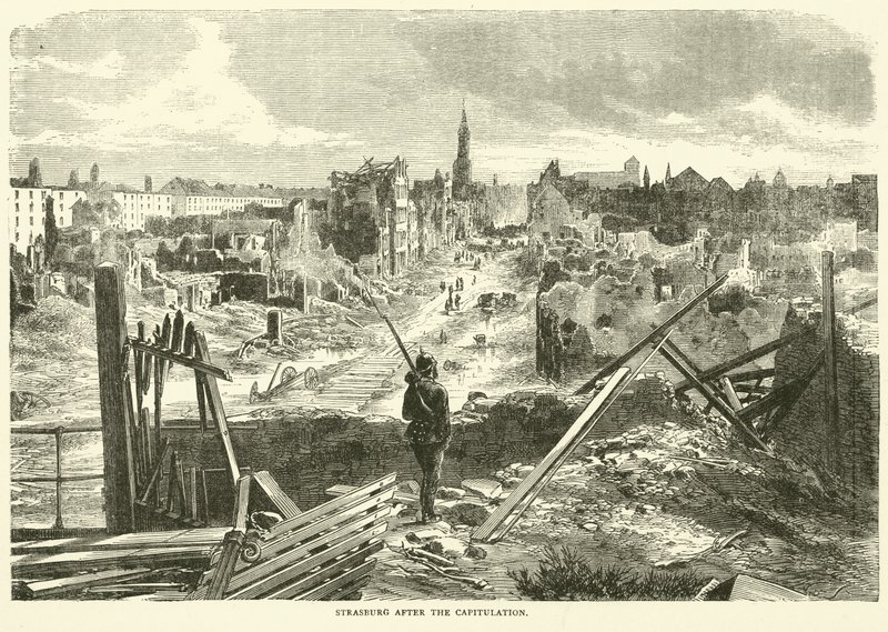 Strasburgo dopo la capitolazione, settembre 1870 da English School