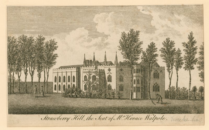 Strawberry Hill, Twickenham, Londra; la residenza di Mr Horace Walpole da English School