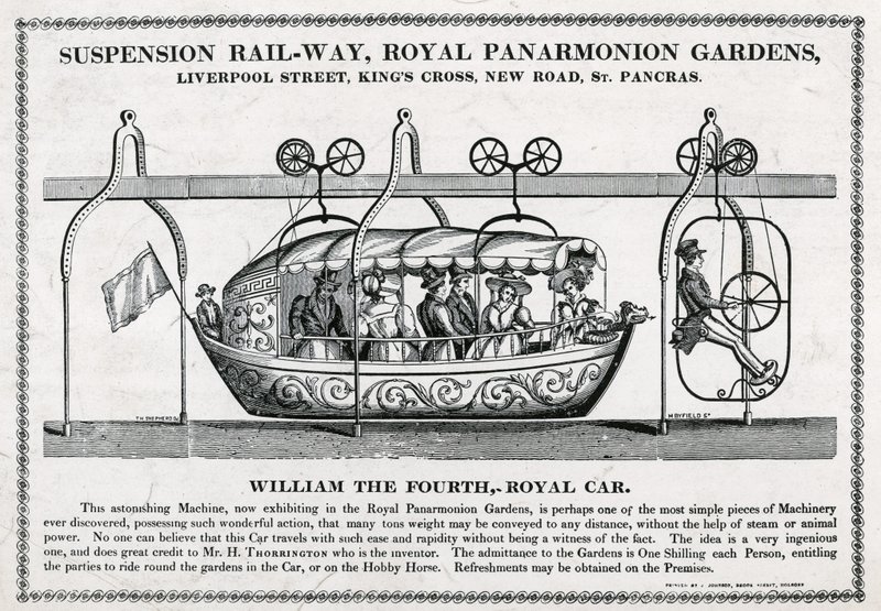 Ferrovia sospesa, Royal Panarmonion Gardens da English School