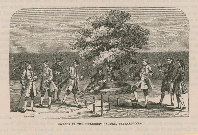 Gentiluomini al Mulberry Garden da English School