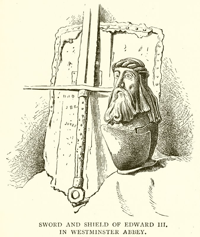 Spada e scudo di Edoardo III nell