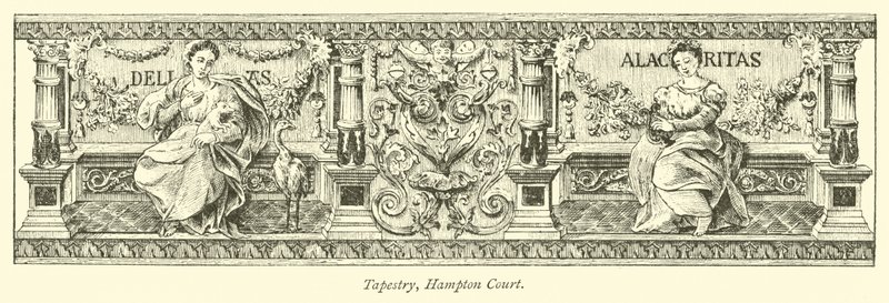 Arazzo, Hampton Court da English School