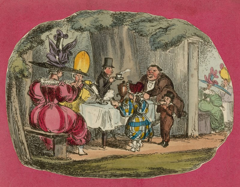 Tè nei Vauxhall Gardens da English School