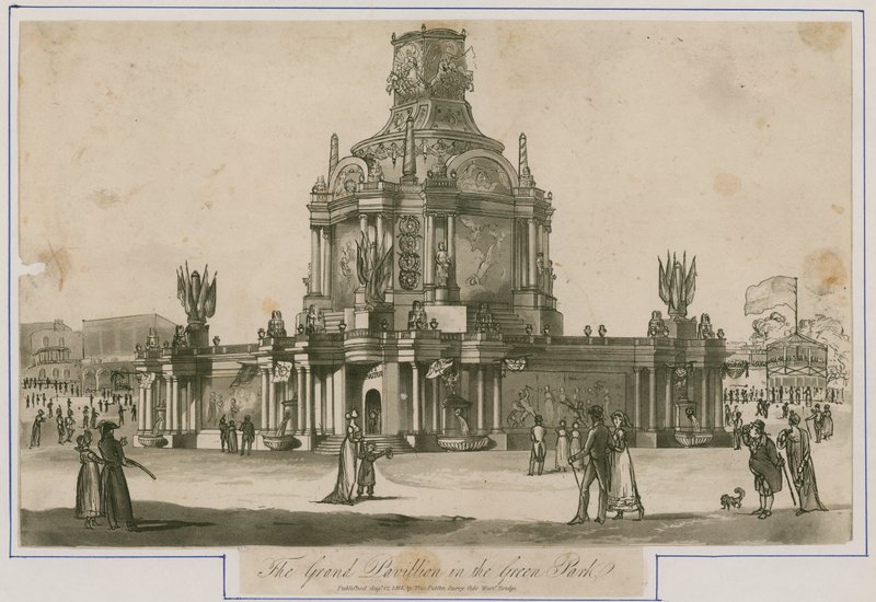 Tempio della Concordia eretto per la Pace del 1814 da English School