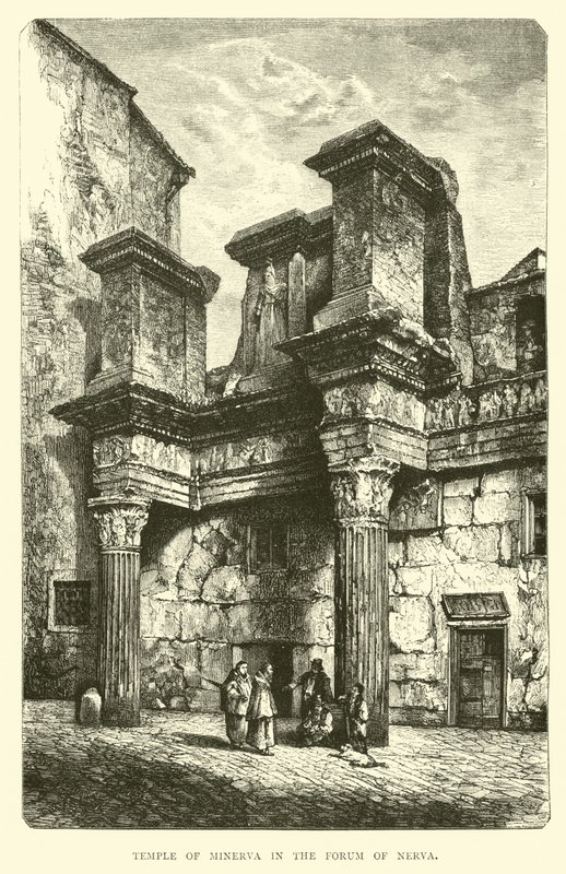 Tempio di Minerva nel Foro di Nerva da English School