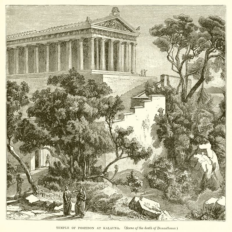 Tempio di Poseidone a Kalauna da English School