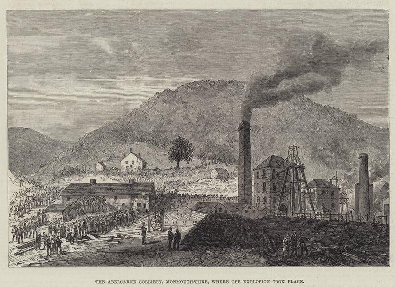 La Miniera di Abercarne, Monmouthshire, dove è avvenuta l