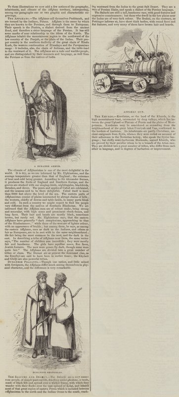 La Guerra Afghana (incisione) da English School