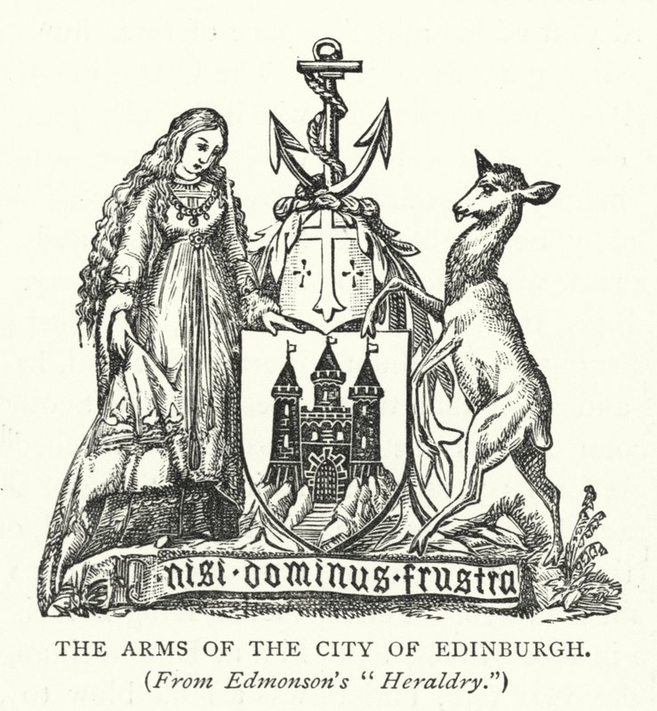 Le Armi della Città di Edimburgo da English School