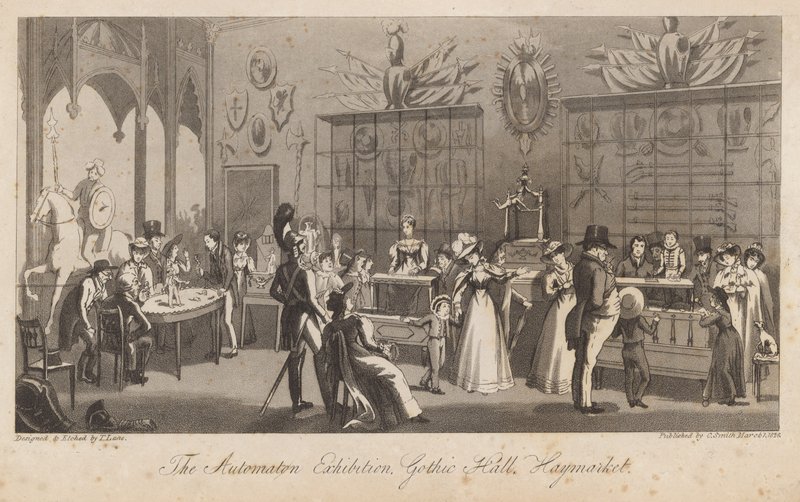 La Mostra degli Automati, Gothic Hall, Haymarket da English School