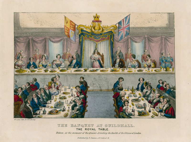Il Banchetto alla Guildhall da English School