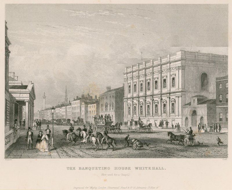 La Sala dei Banchetti, Whitehall da English School