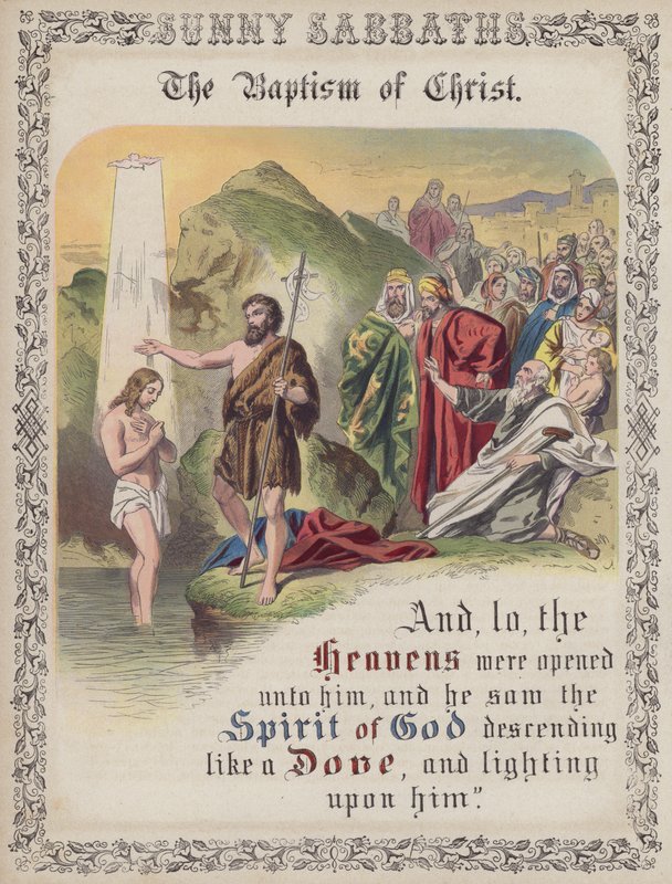 Il Battesimo di Cristo da English School