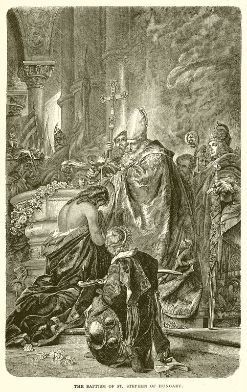 Il battesimo di Santo Stefano d