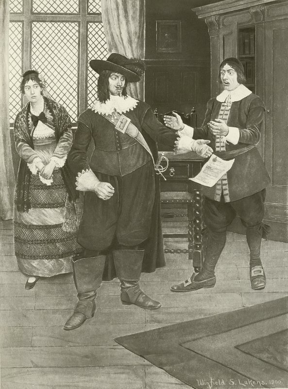Il barbiere di Siviglia, Atto I scena xi (incisione) da English School