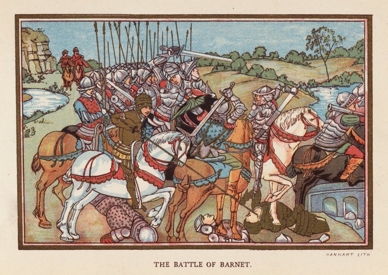 La battaglia di Barnet da English School