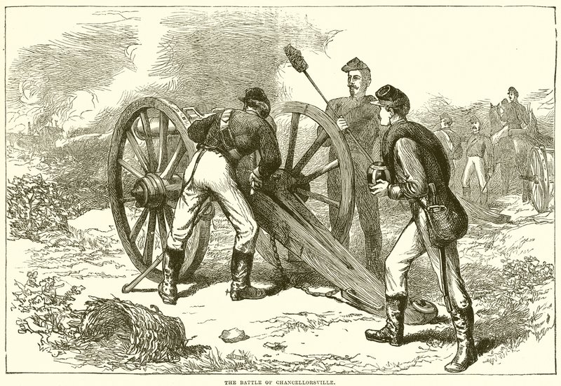 La battaglia di Chancellorsville da English School
