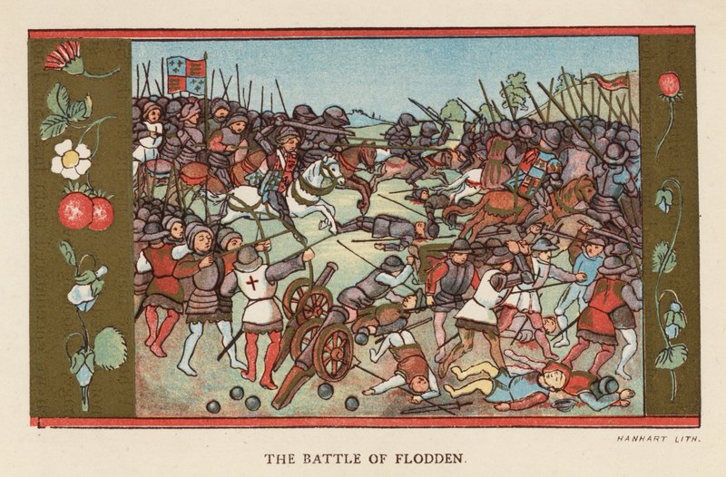 La Battaglia di Flodden da English School