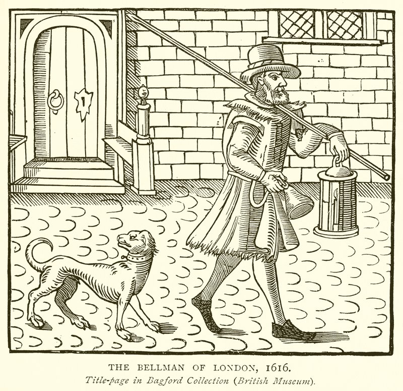 Il campanaro di Londra, 1616 da English School
