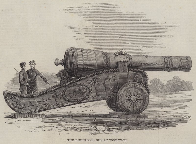 Il Cannone di Bhurtpoor a Woolwich da English School