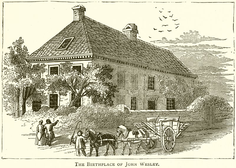 Il luogo di nascita di John Wesley da English School