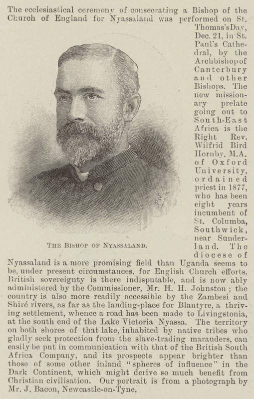 Il vescovo di Nyassaland da English School