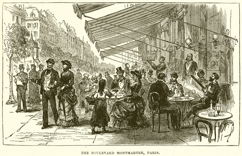 Il Boulevard Montmartre, Parigi da English School