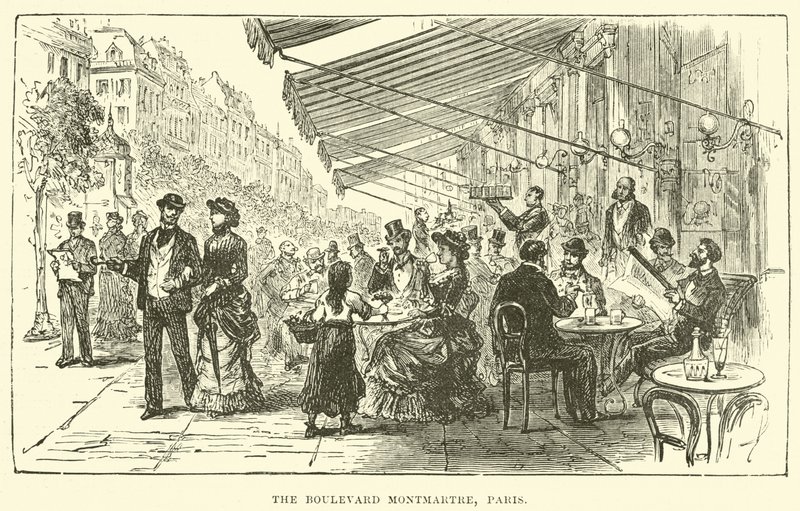Il Boulevard Montmartre, Parigi da English School