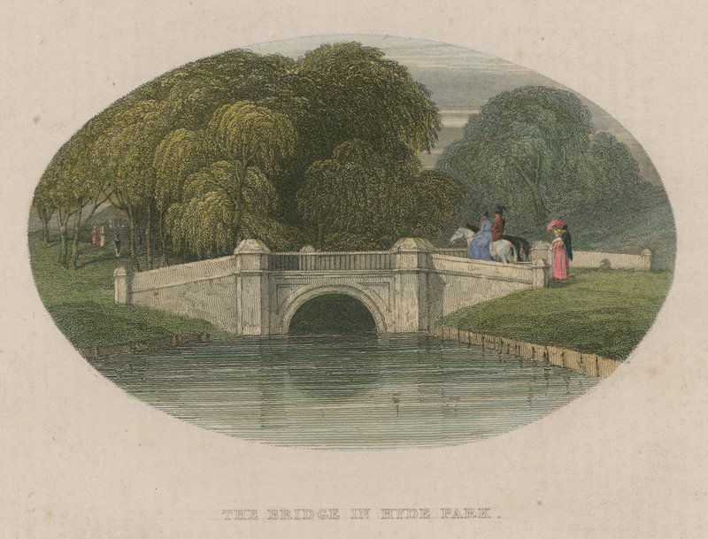 Il ponte di Hyde Park, Londra da English School