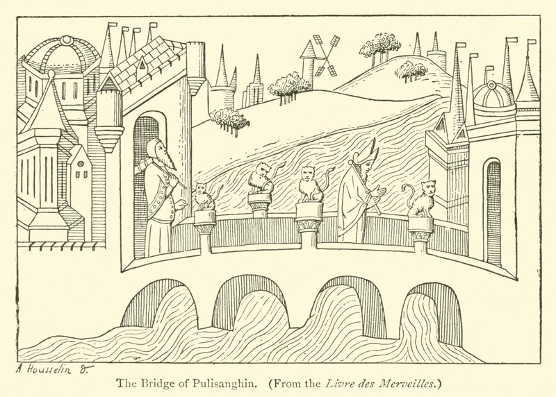 Il ponte di Pulisanghin (incisione) da English School