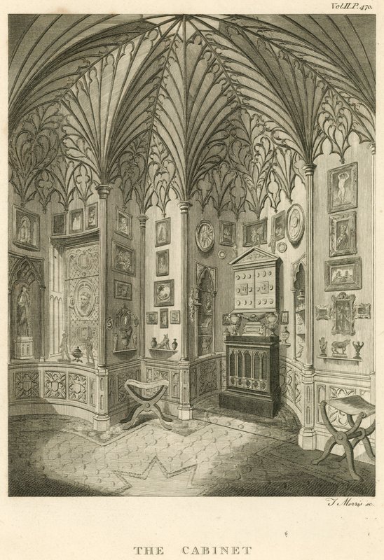 Il Gabinetto a Strawberry Hill, Twickenham, Londra da English School
