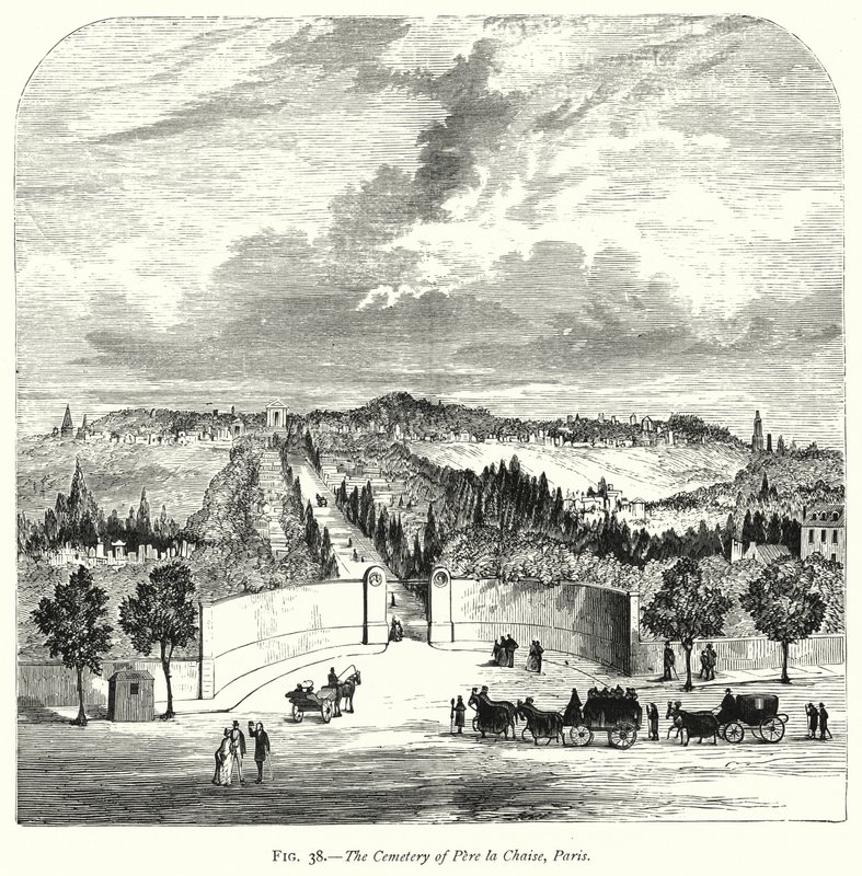 Il cimitero di Père Lachaise, Parigi da English School