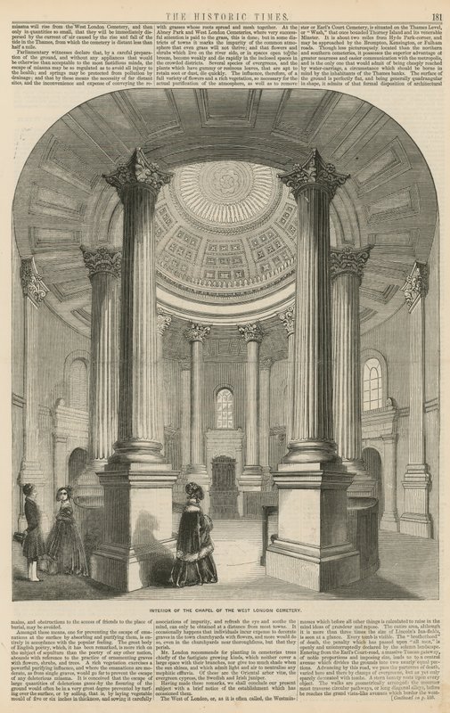 La cappella del Cimitero di West London da English School