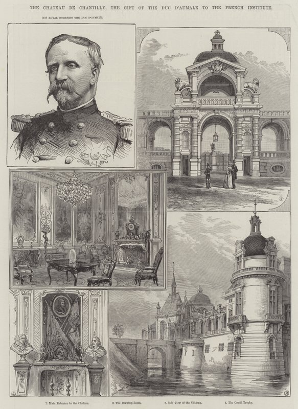 Il castello di Chantilly, il dono del Duca d