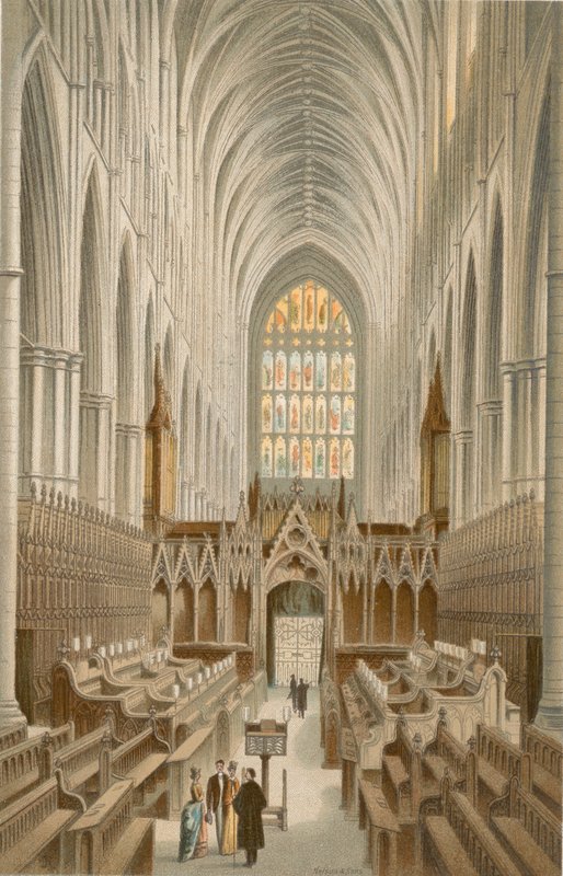 Il Coro, Abbazia di Westminster da English School
