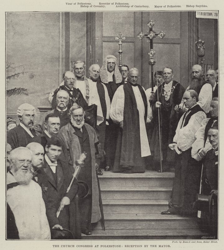Il Congresso della Chiesa a Folkestone, ricevimento del sindaco da English School
