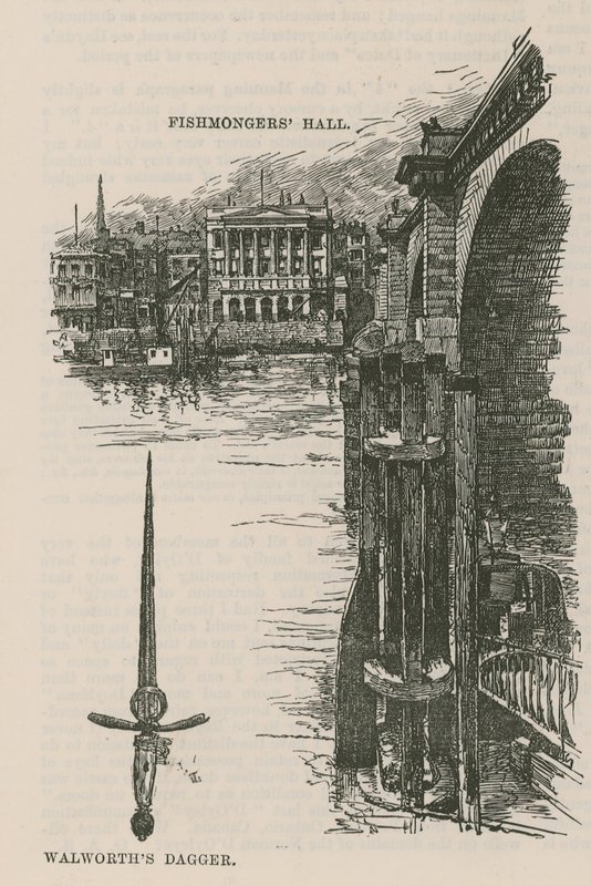 Le gilde cittadine: La compagnia dei Fishmongers: Fishmongers Hall e il pugnale di Walworth da English School