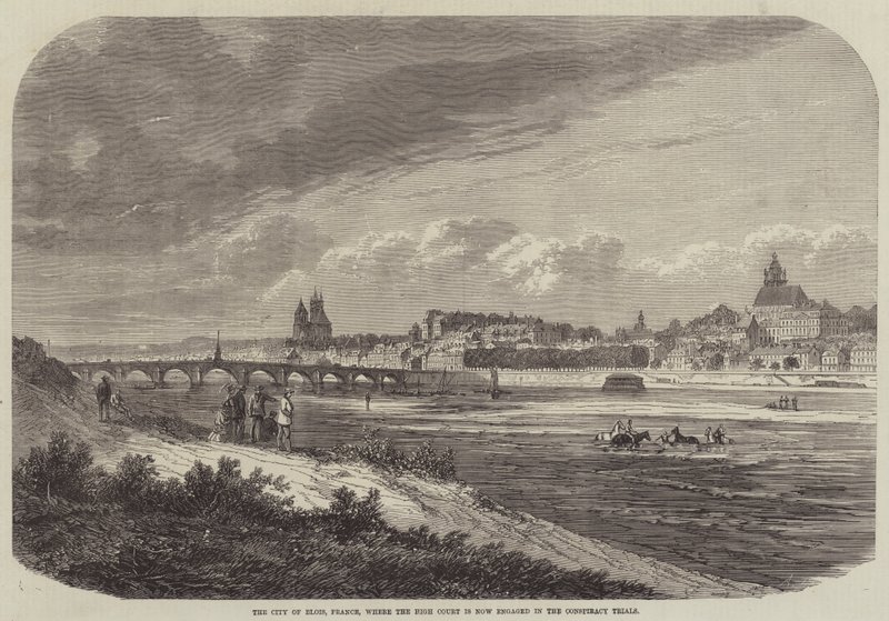 La città di Blois, Francia, dove l